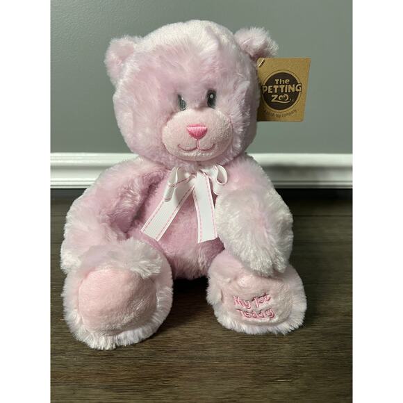 The Petting Zoo Pink My‎ First Teddy Bear Plush - Picture 1 of 5